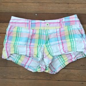 Plaid shorts